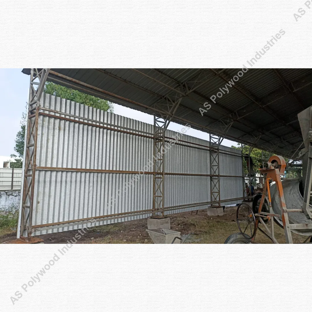 Installed roofing / cladding